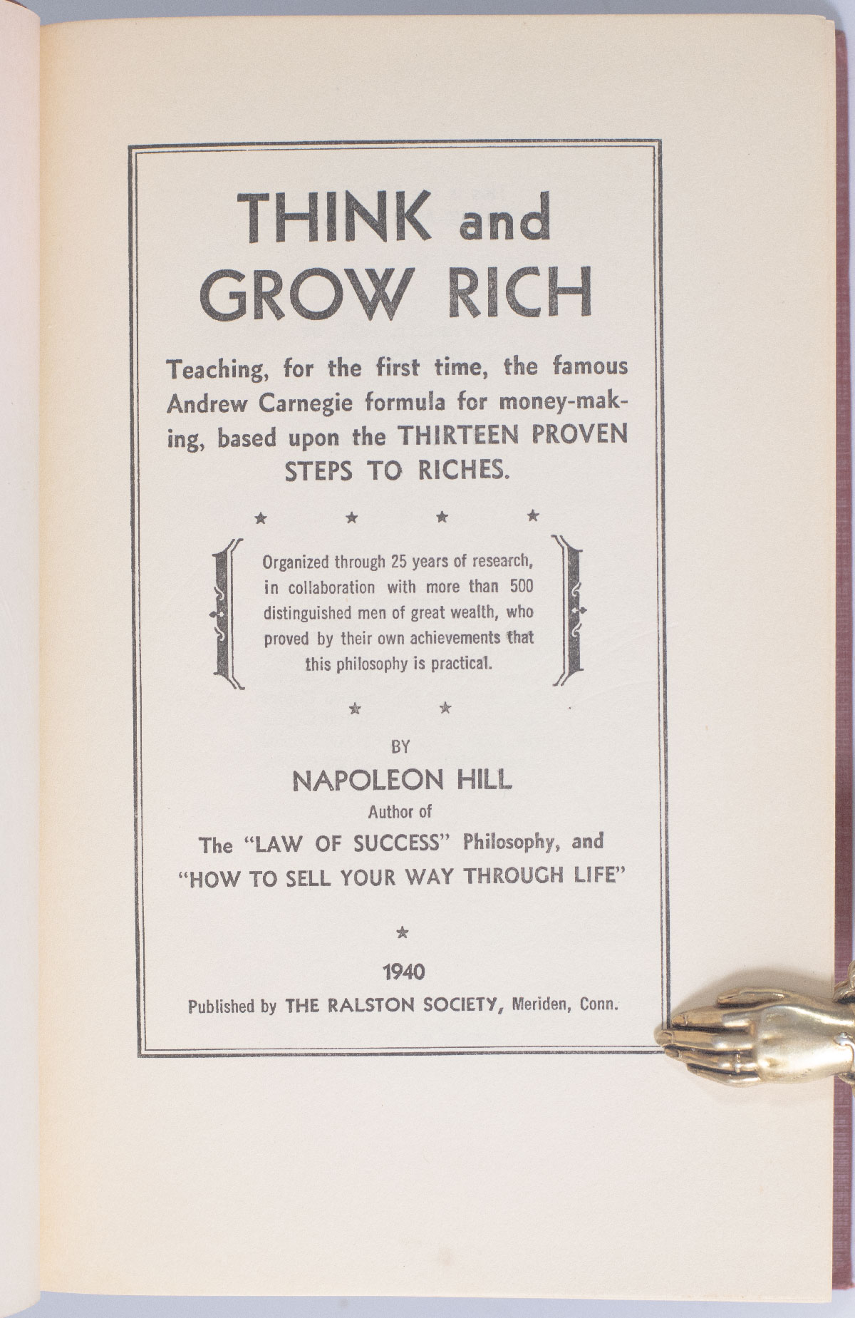Think and Grow Rich.