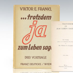 ...trotzdem Ja zum Leben sagen [Man's Search For Meaning].