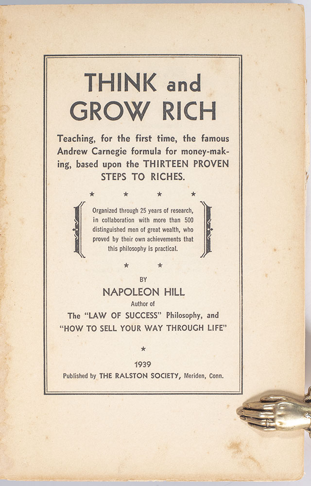 Think and Grow Rich.