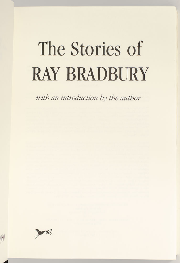 The Stories Of Ray Bradbury.