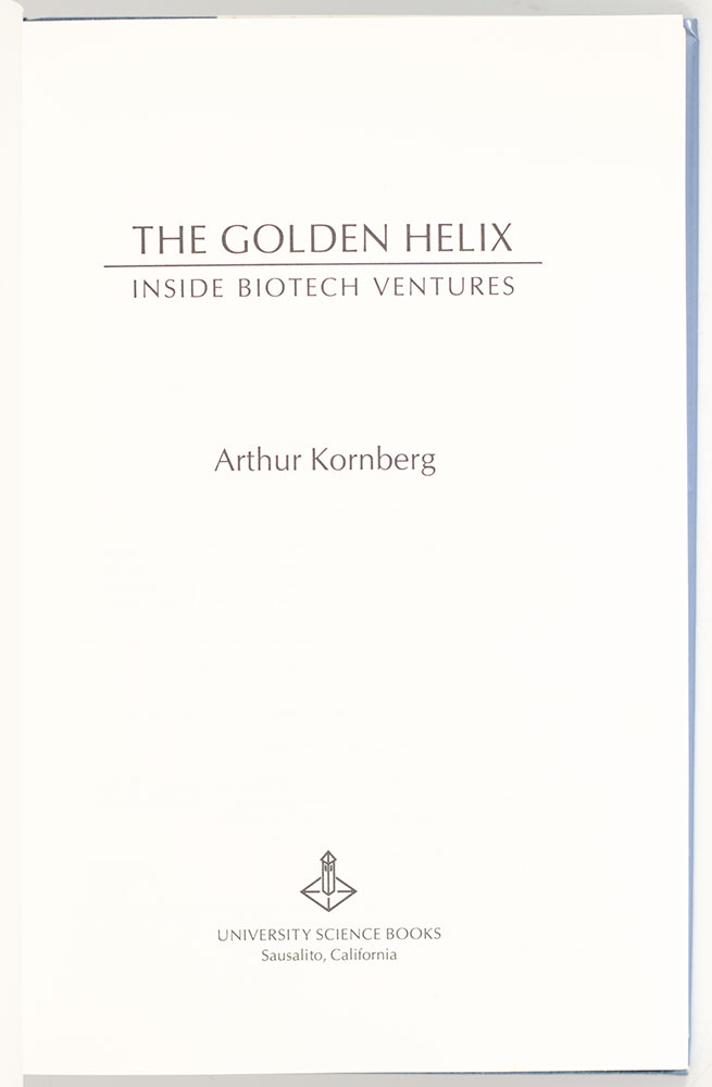 The Golden Helix: Inside Biotech Ventures.