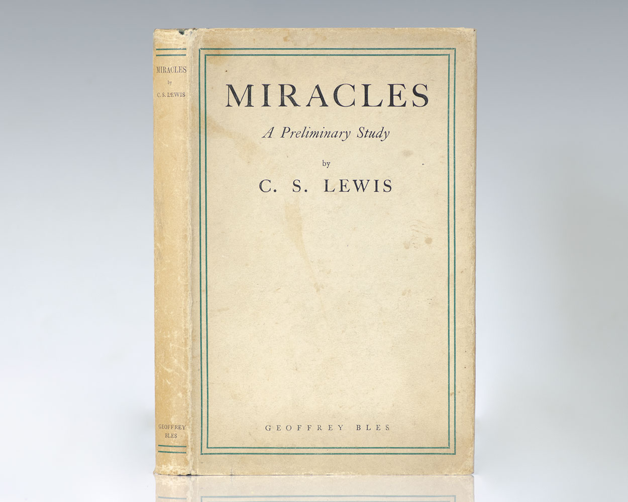 Miracles: A Preliminary Study.
