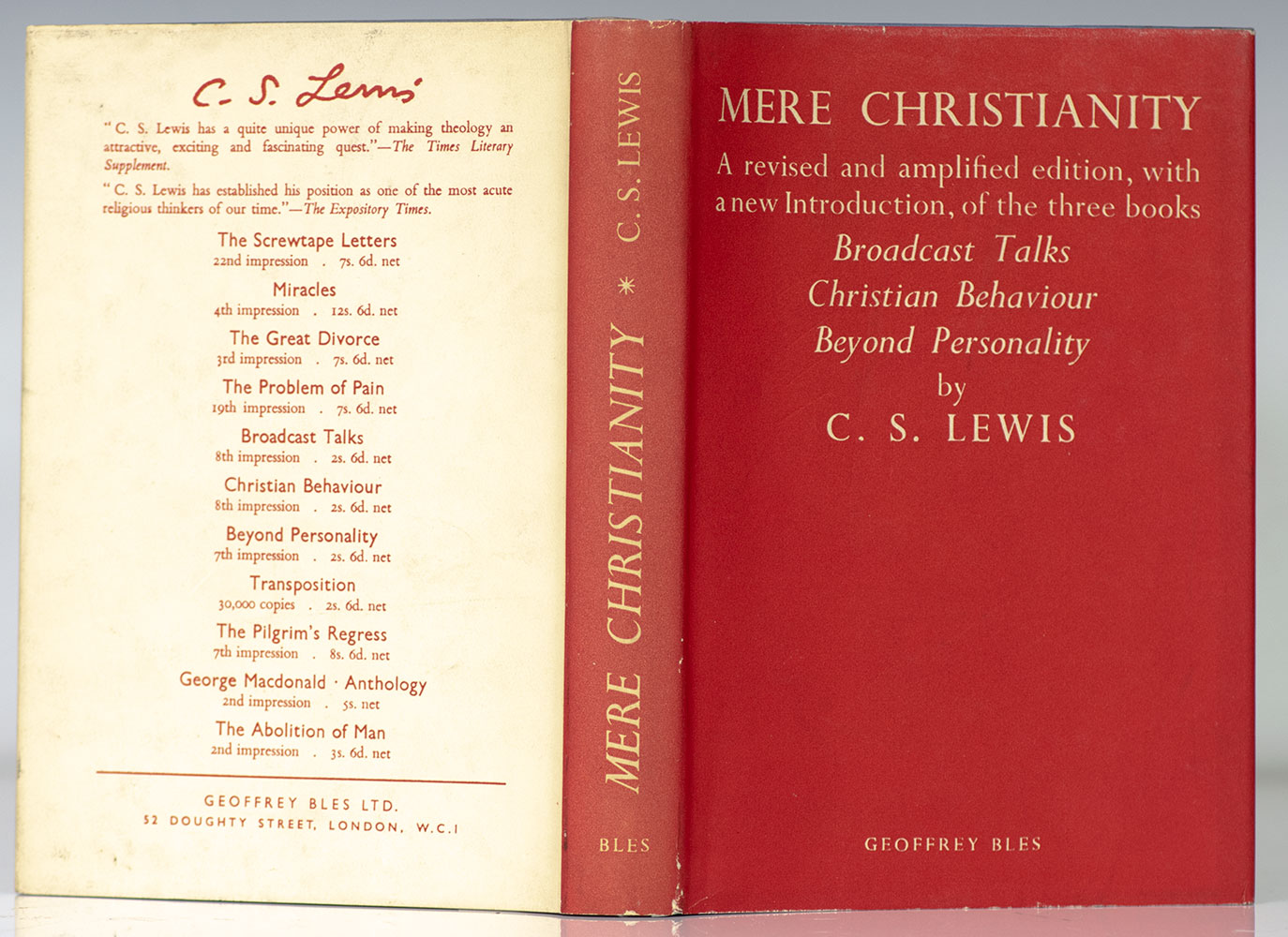 Mere Christianity.