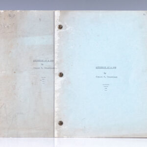 Afternoon of a Cow Original Typed Manuscript Drafts.