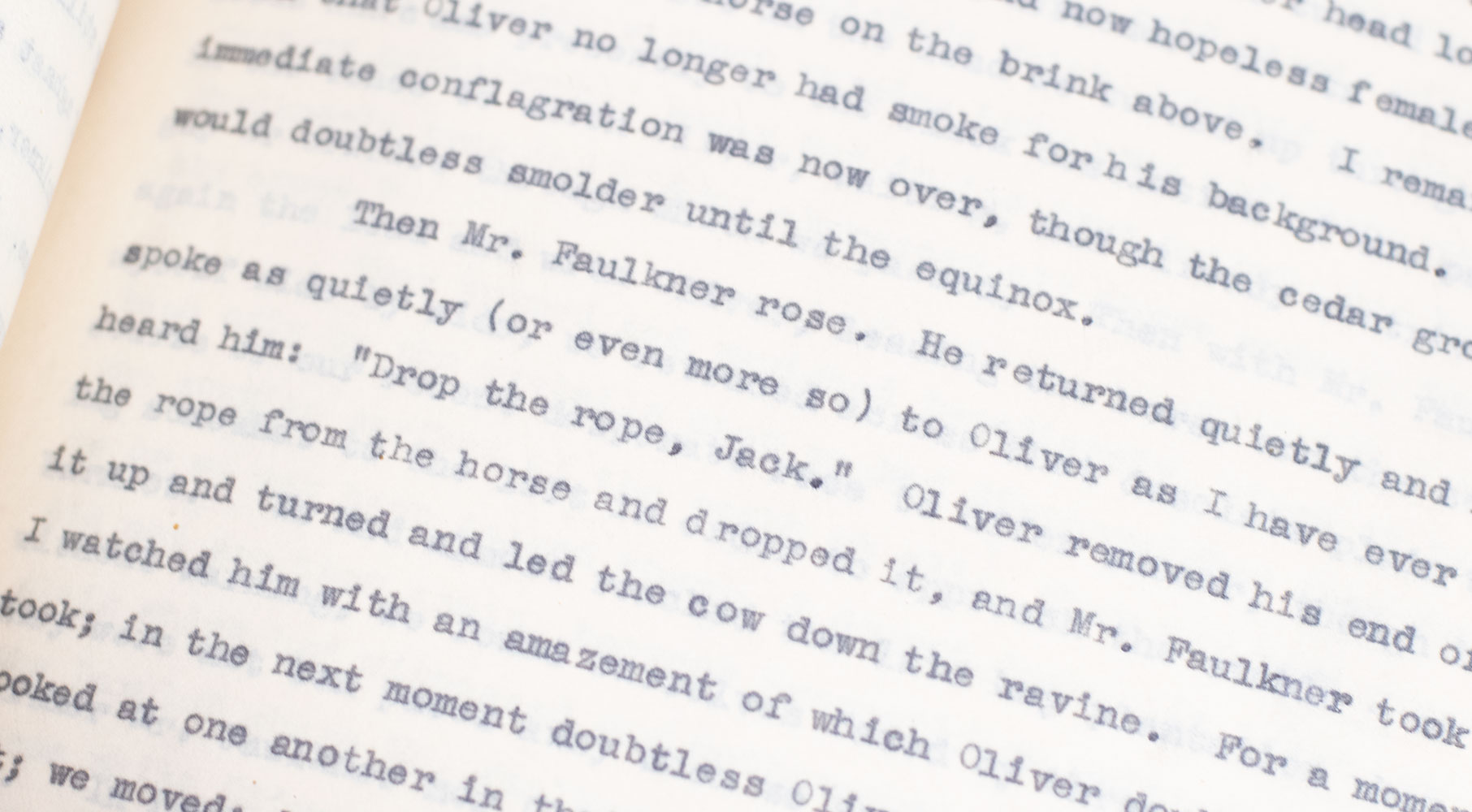 Afternoon of a Cow Original Typed Manuscript Drafts. - Image 4