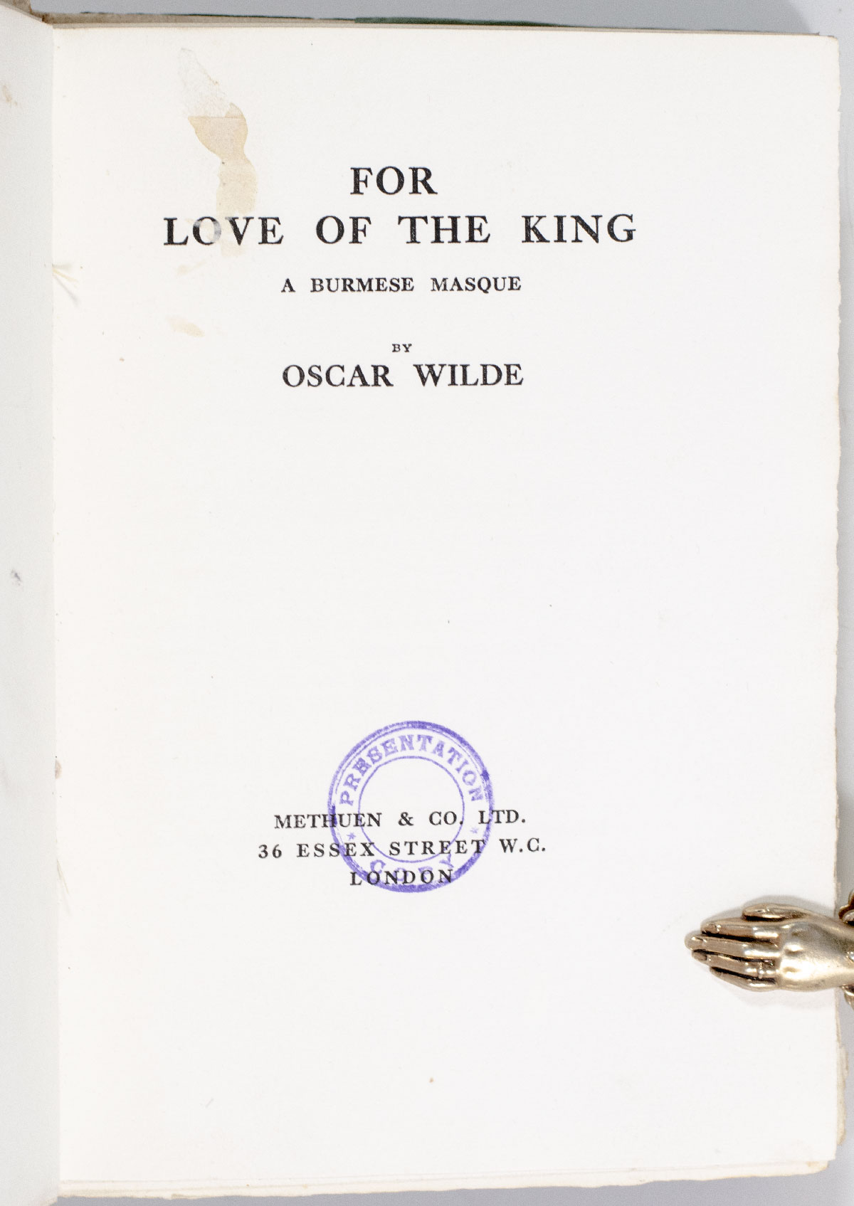 For Love of the King: A Burmese Masque. - Image 2