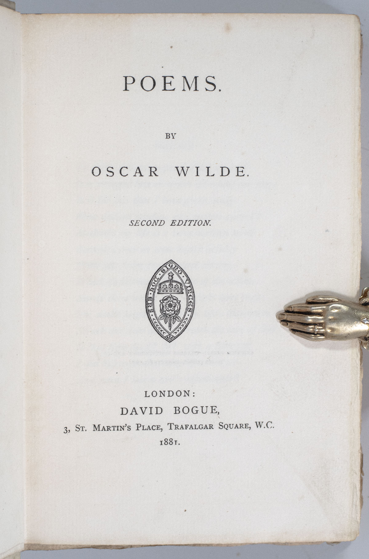 Poems by Oscar Wilde.