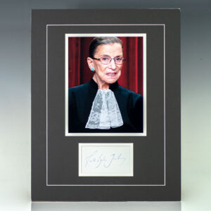 Ruth Bader Ginsburg Signed.