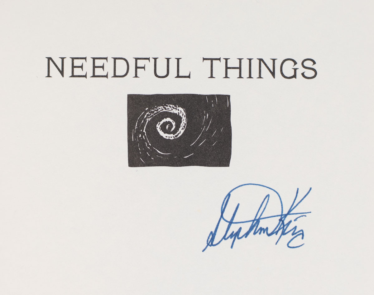 Needful Things.