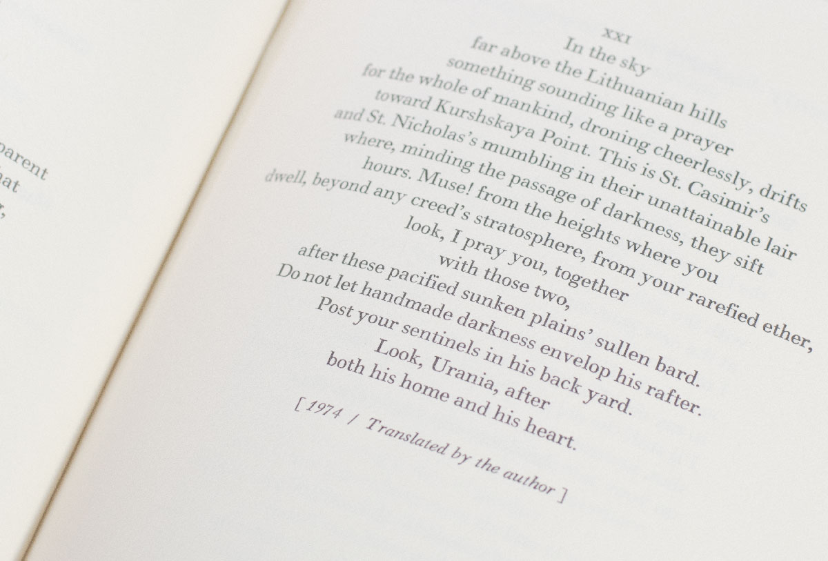 To Urania: Poems.