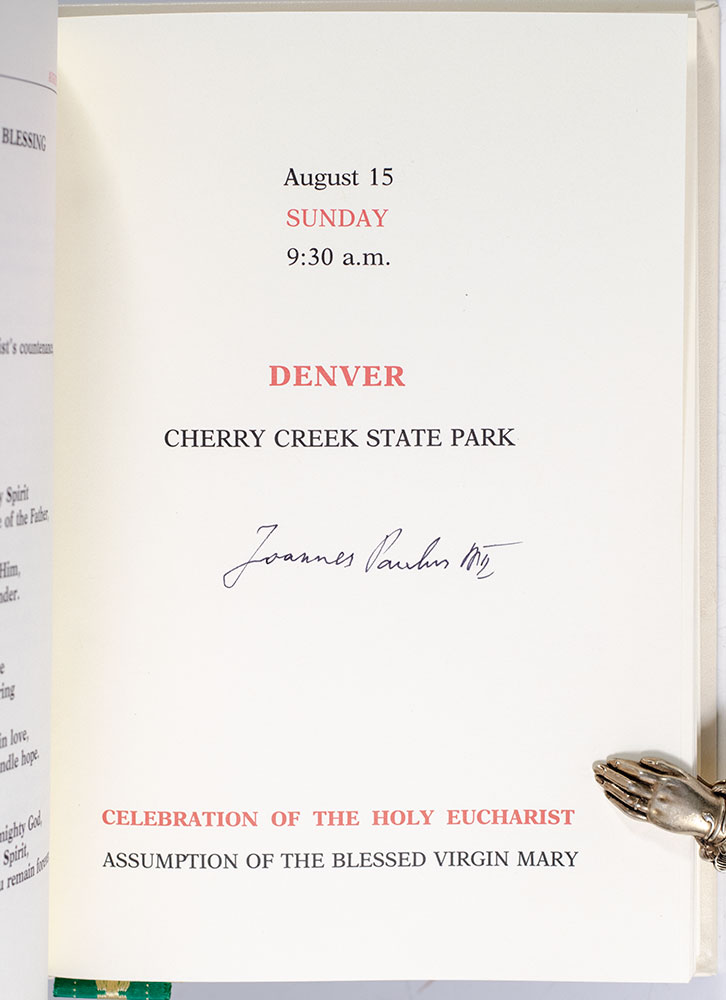 Pastoral Visit of His Holiness Pope John Paul II to Jamaica, Merida and Denver, August 9-16, 1993.