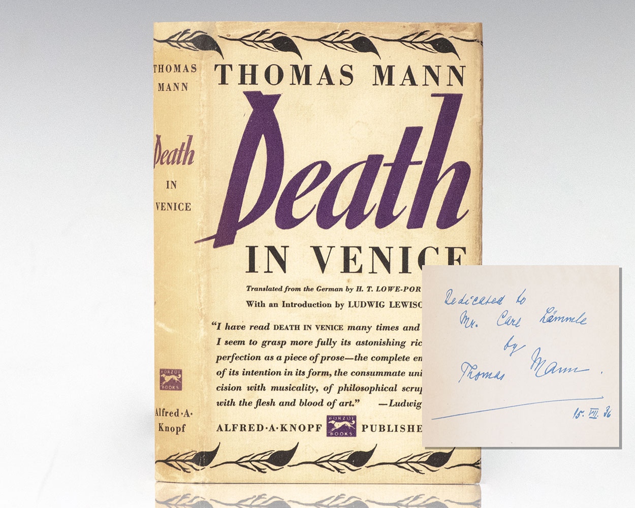 Death in Venice.