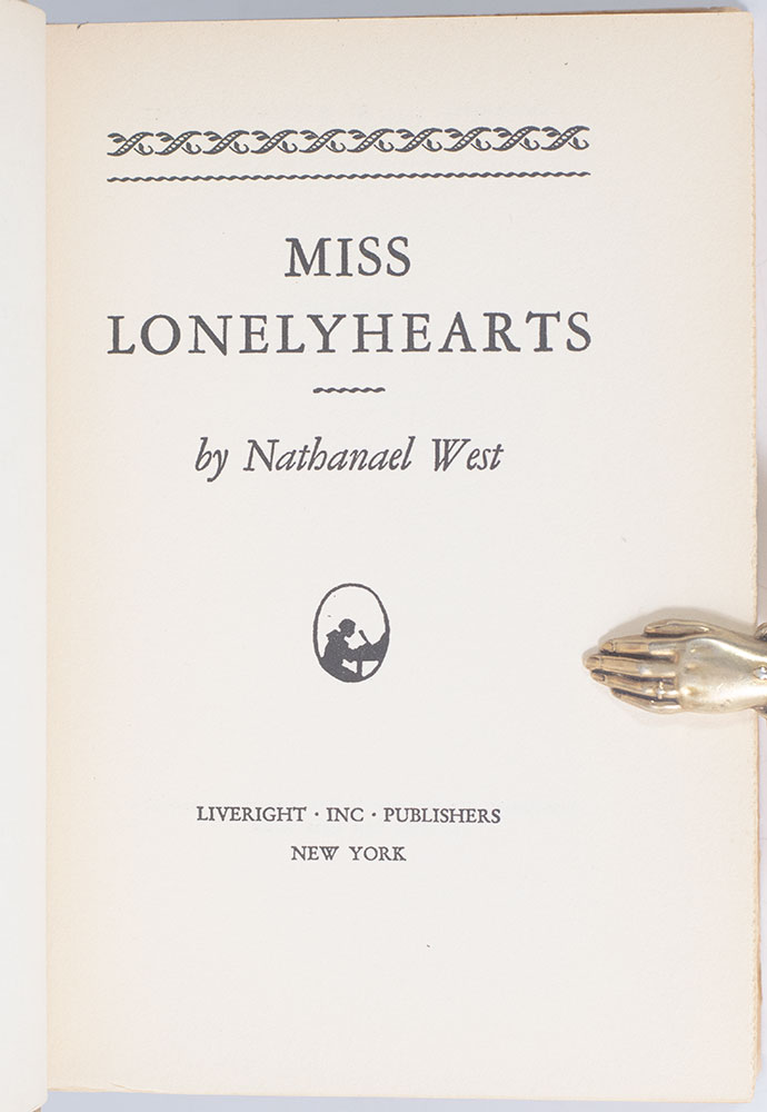 Miss Lonelyhearts.