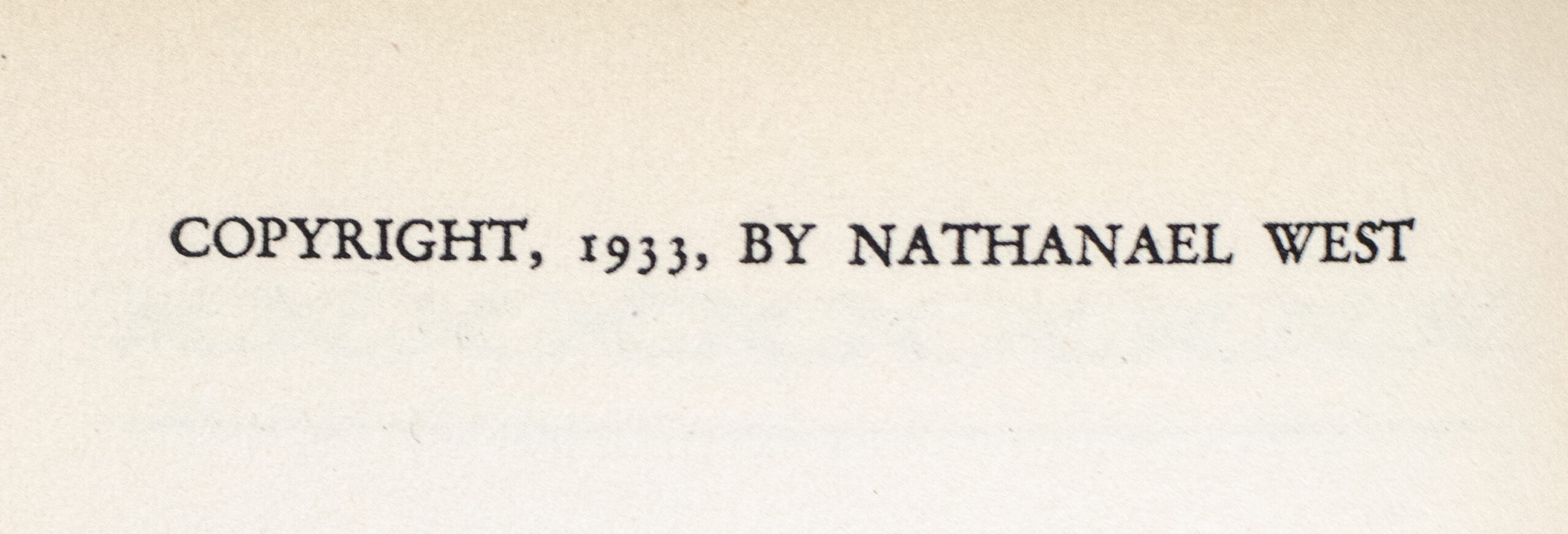 Miss Lonelyhearts.