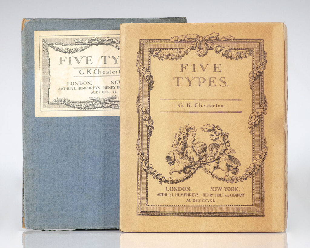 Five Types: A Book of Essays.