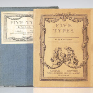 Five Types: A Book of Essays.