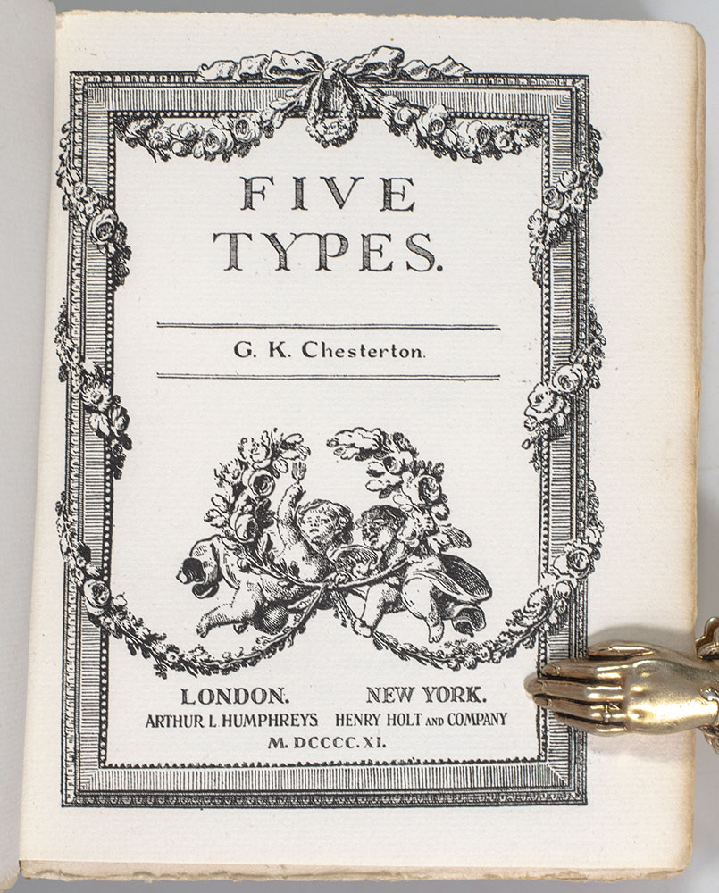 Five Types: A Book of Essays. - Image 3