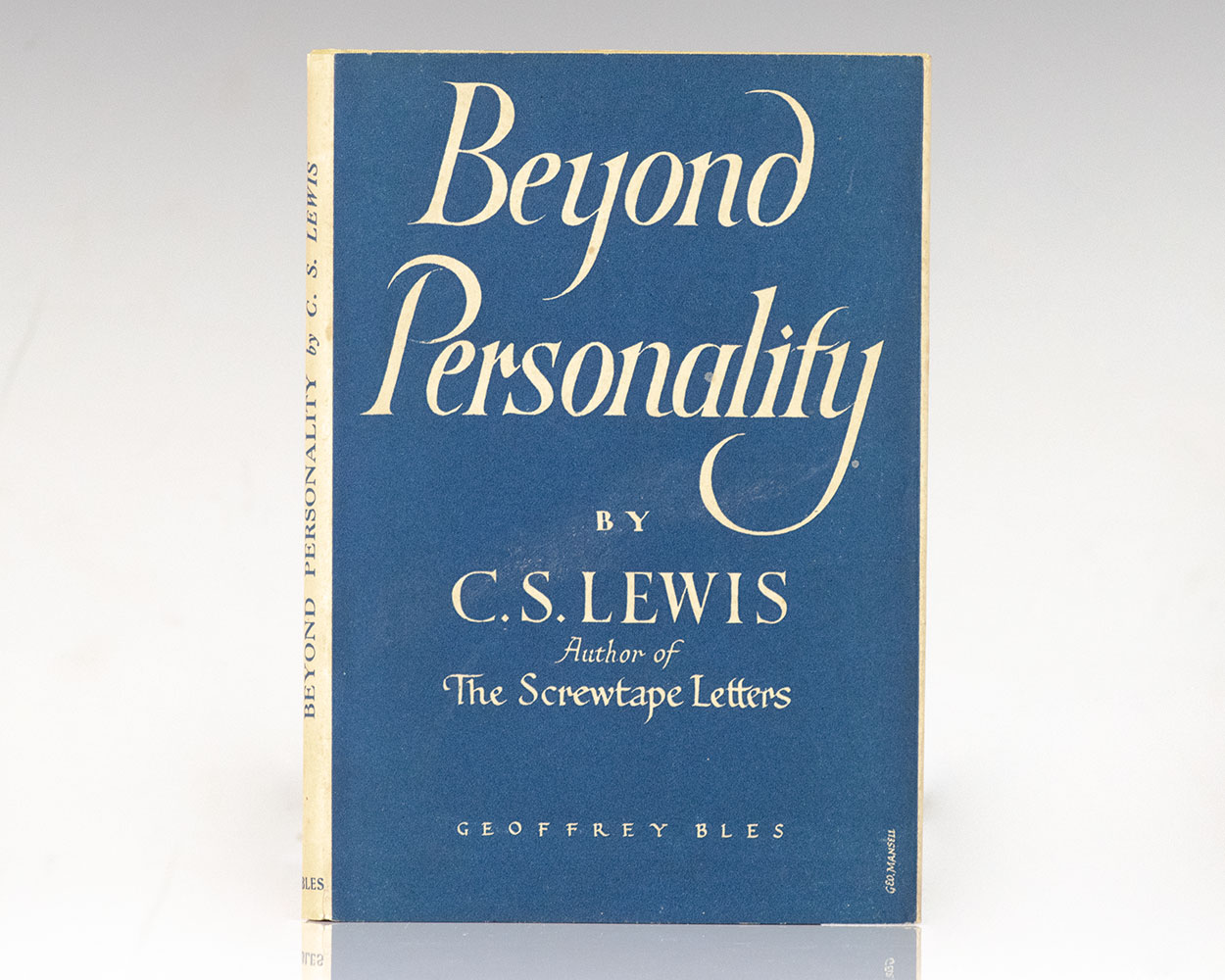 Beyond Personality: The Christian Idea of God.