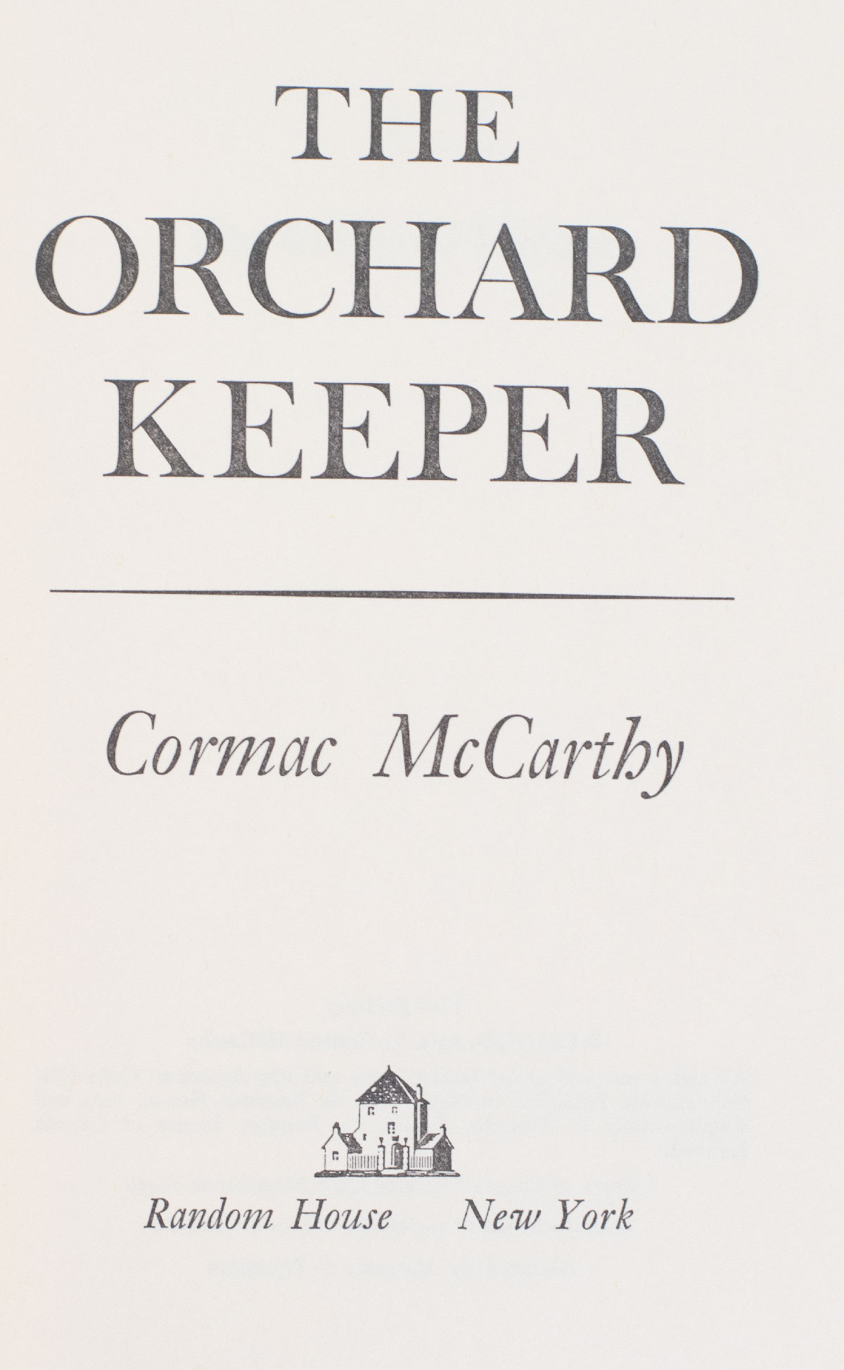 The Orchard Keeper. - Image 4