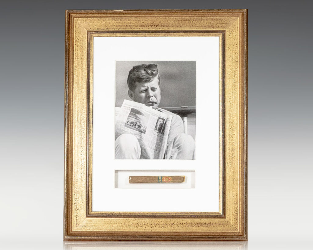 Rare unopened cigar from the collection of John F. Kennedy. 