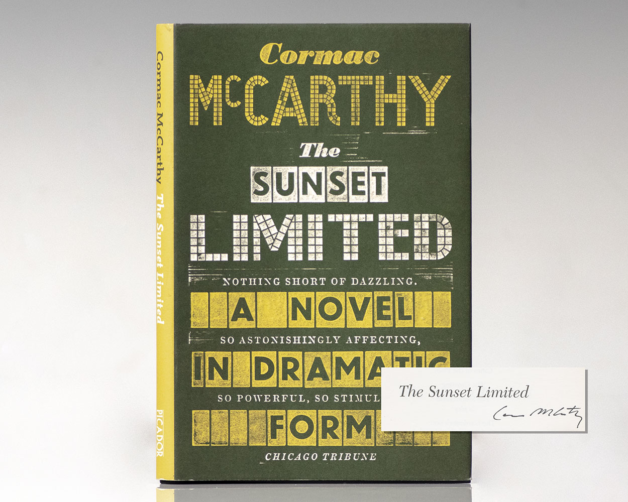 The Sunset Limited: A Novel in Dramatic Form.
