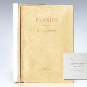 Pansies: Poems.