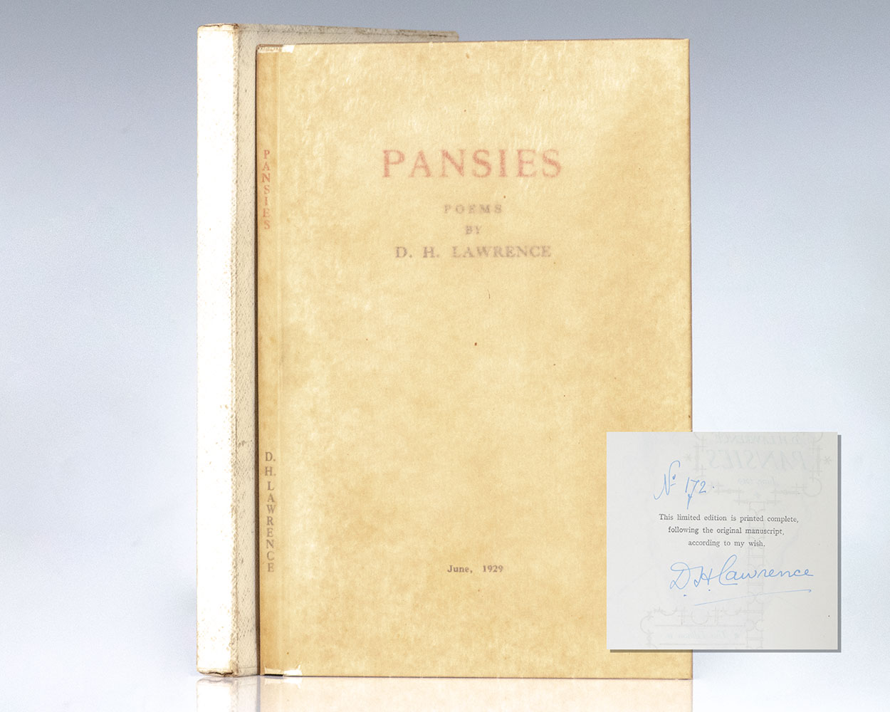Pansies: Poems.