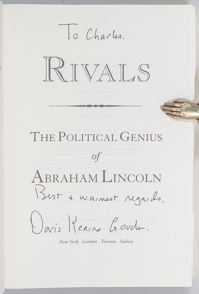 Team of Rivals: The Political Genius of Abraham Lincoln.