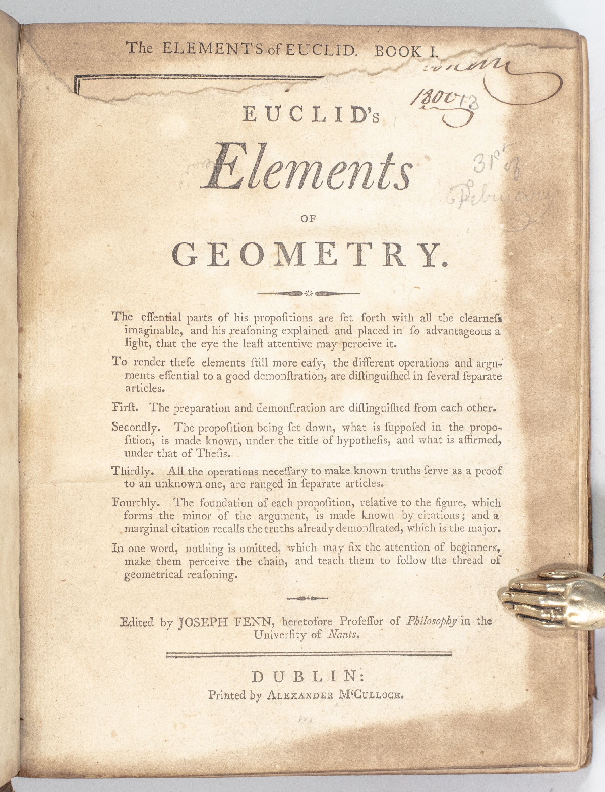The Elements of Geometry.