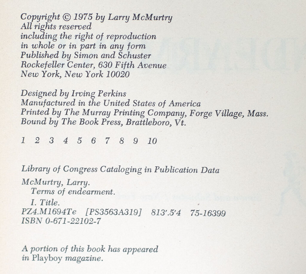 Terms of Endearment.