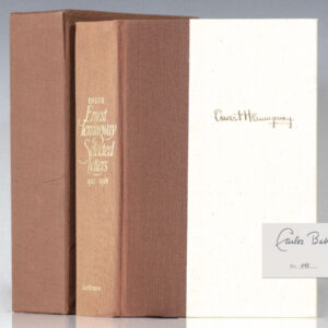 Ernest Hemingway: Selected Letters 1917-1961.