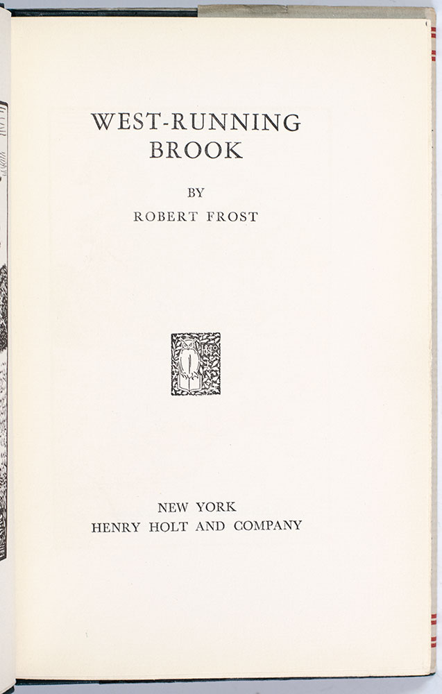 West-Running Brook.