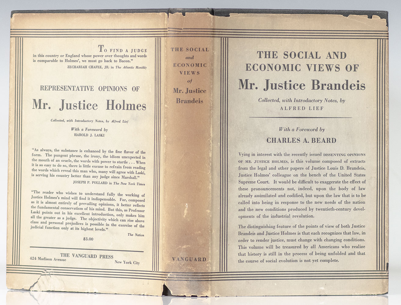 The Social and Economic Views of Mr. Justice Brandeis.