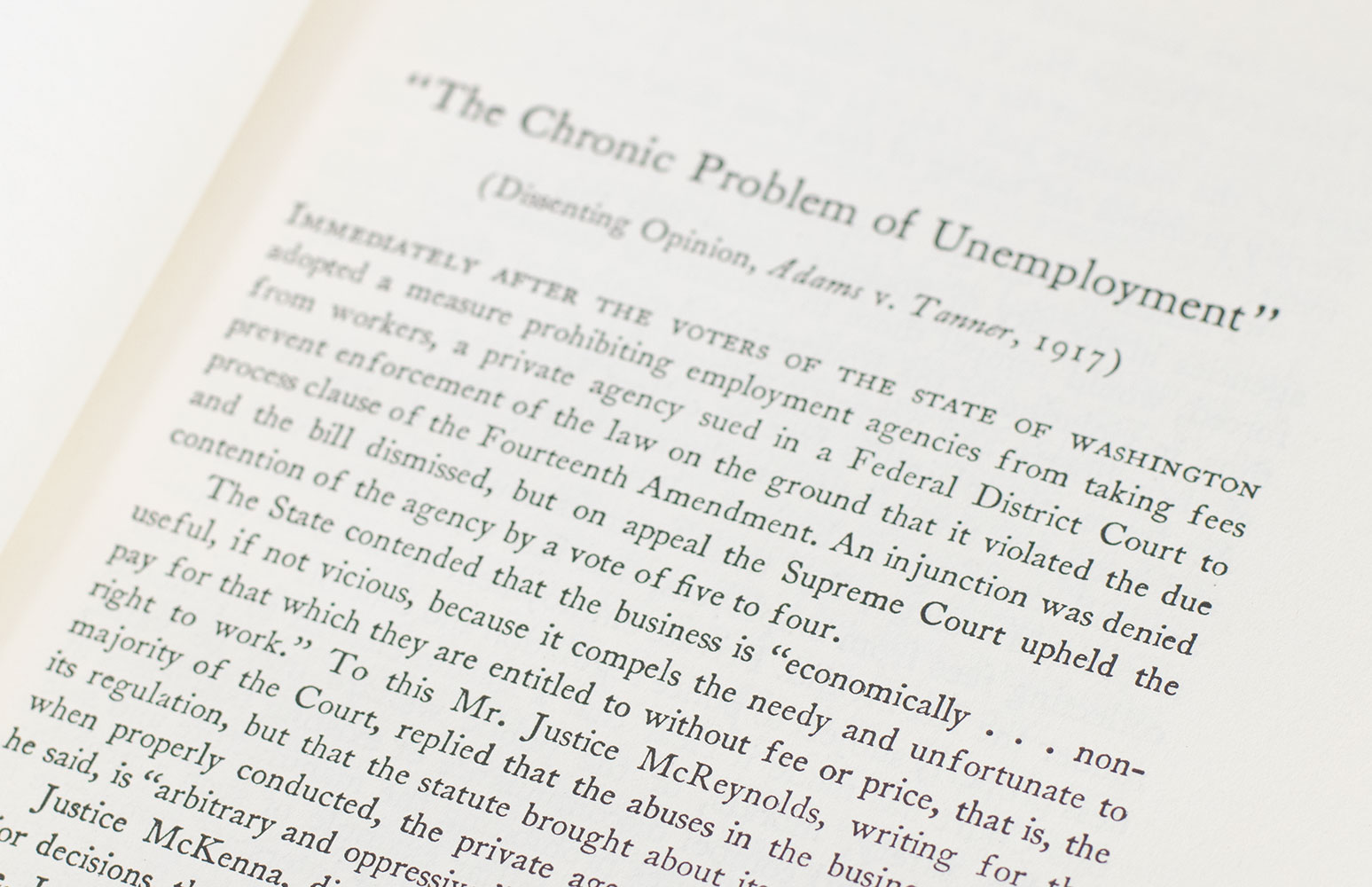 The Social and Economic Views of Mr. Justice Brandeis.