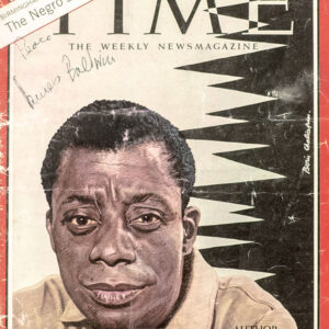 James Baldwin Signed Time Magazine Cover.