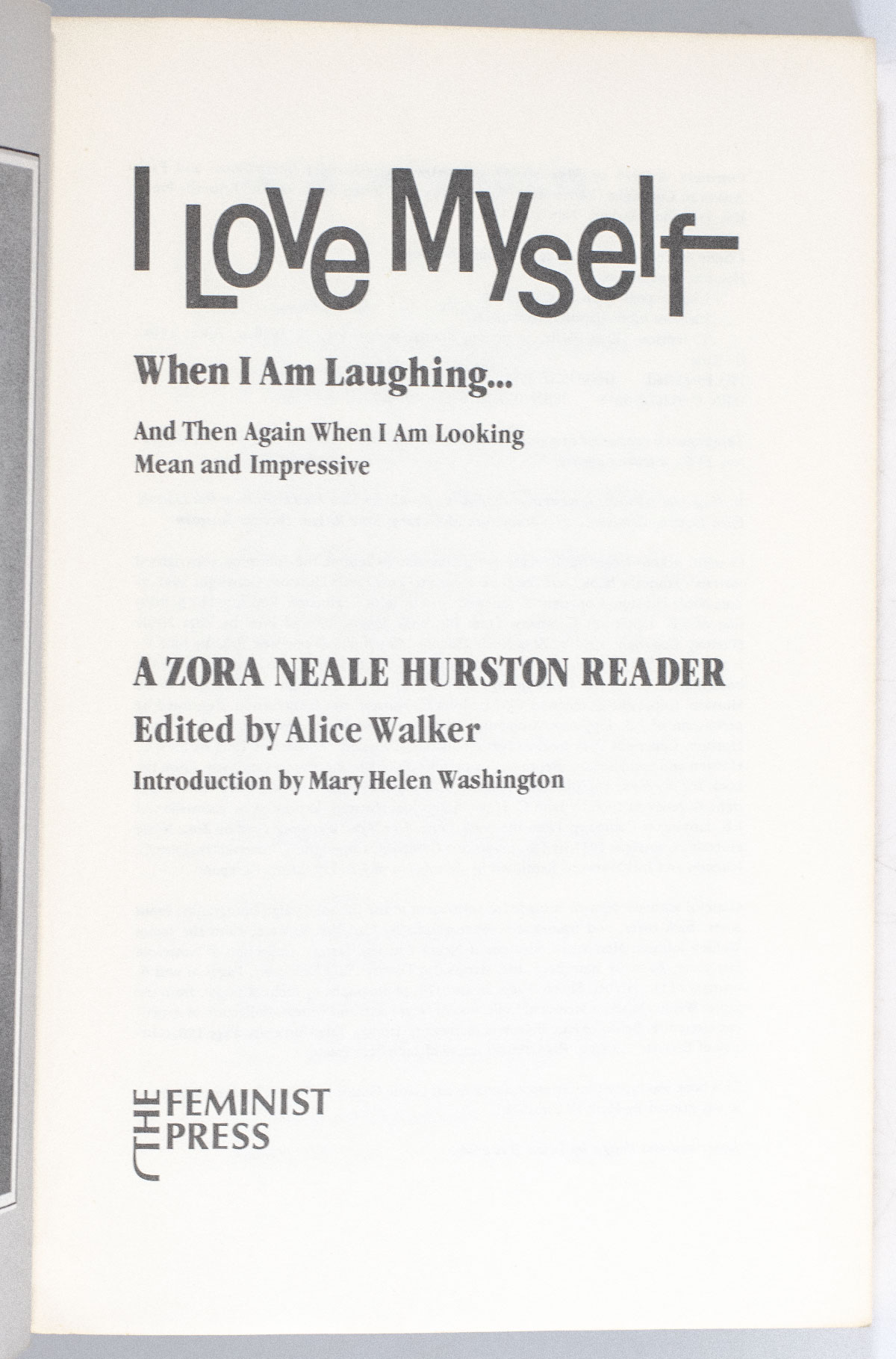 I Love Myself When I Am Laughing: A Zora Neale Hurston Reader. - Image 3