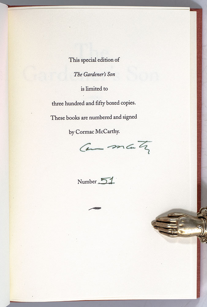 The Gardener's Son: A Screenplay. - Image 3