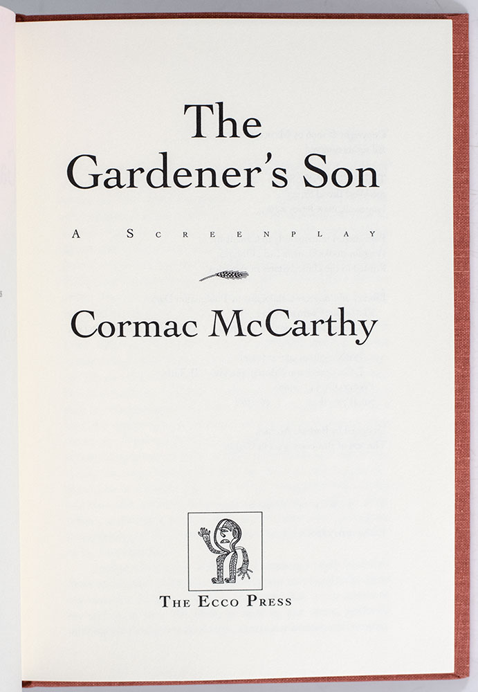 The Gardener's Son: A Screenplay. - Image 4