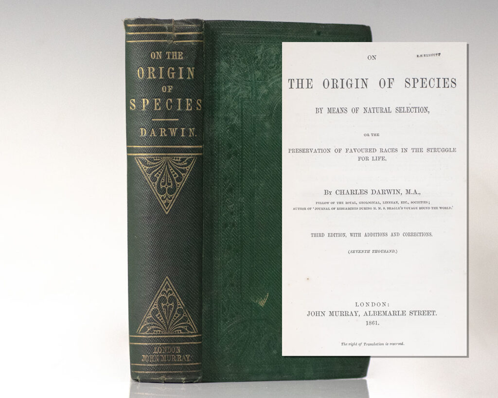 On the Origin of Species by Means of Natural Selection, or the Preservation of Favoured Races in the Struggle for Life.