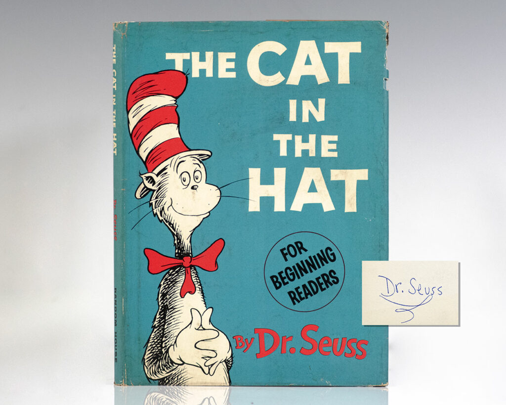 First edition of Cat In The Hat; Signed by Dr. Seuss