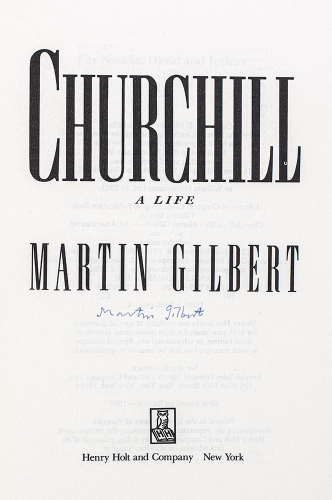 Churchill: A Life.