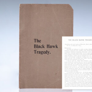 The Black Hawk Tragedy: Read before the Loyal Legion at Milwaukee, May 6, 1896.