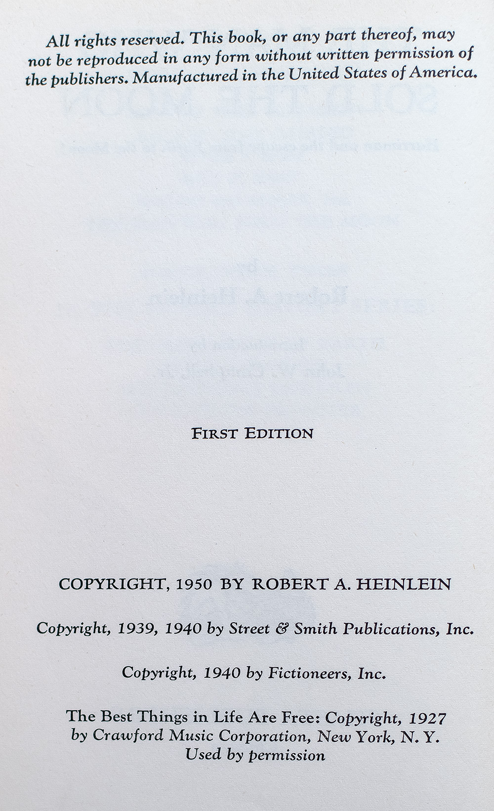 The Man Who Sold the Moon: Harriman and the Escape from Earth to the Moon!