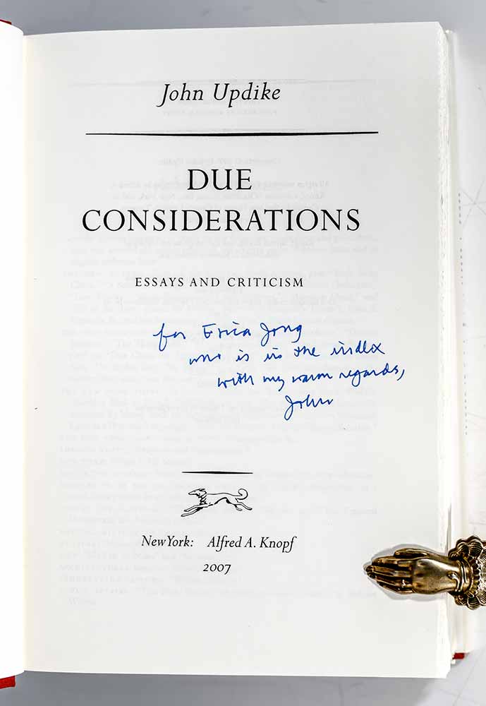 Due Considerations: Essays and Criticism. - Image 5