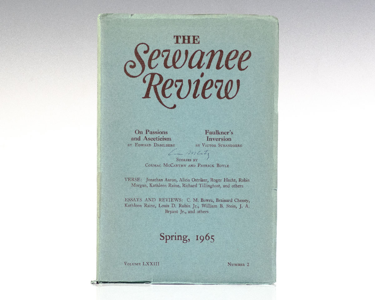 The Sewanee Review, Volume 73, Number 2 (LXXIII; Spring 1965). [Includes The Dark Waters by Cormac McCarthy].