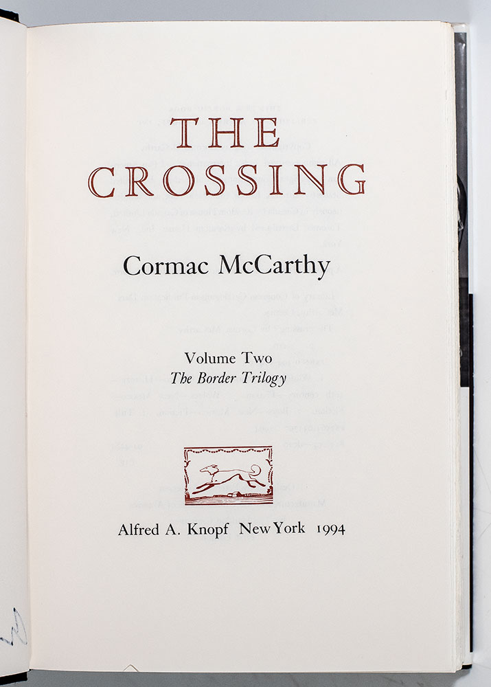All the Pretty Horses; The Crossing; Cities of the Plain. - Image 7