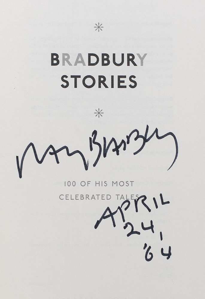 The Stories Of Ray Bradbury.