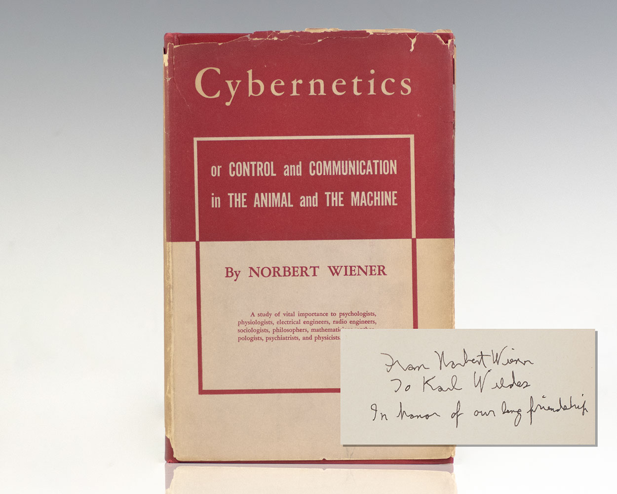 Cybernetics or Control and Communication in the Animal and the Machine.