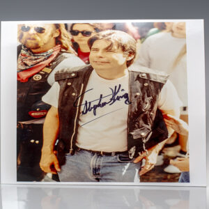 Stephen King Signed Photograph.