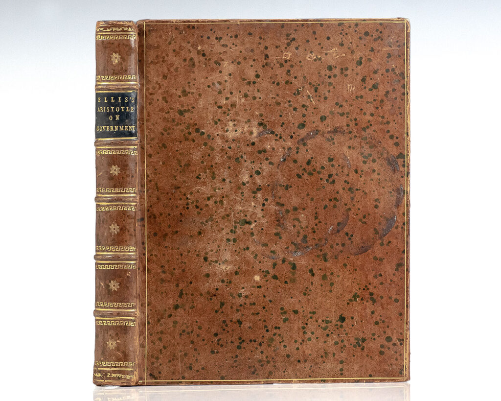 A Treatise on Government. Translated From The Greek of Aristotle.